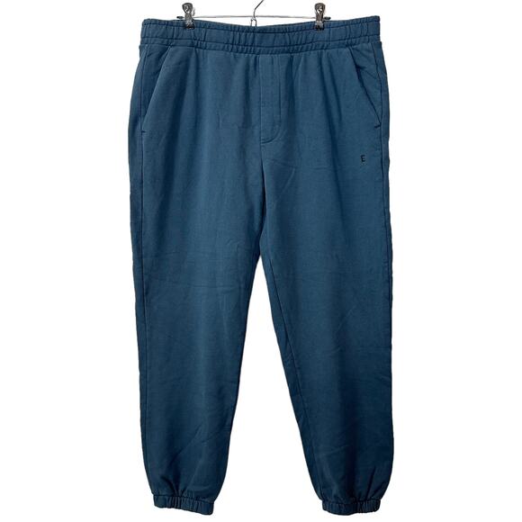New Everlane The Track Pant Kingfisher Blue Men's XL NWOT Pockets Jogger Workout - Picture 3 of 12